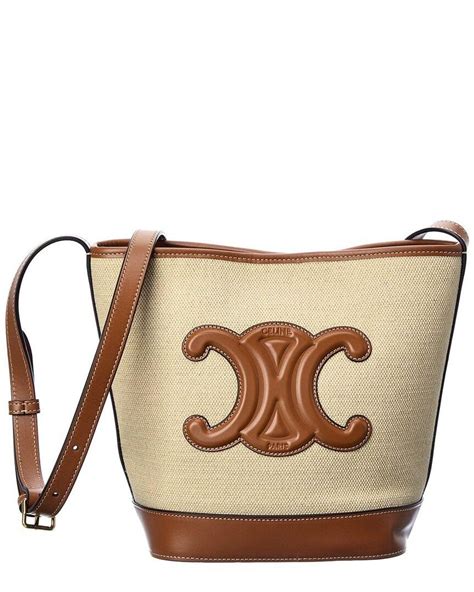 celine triomphe bucket bag